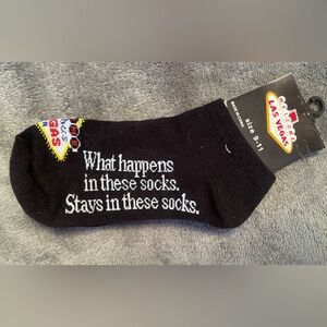 NWT - What‎ Happens In Vegas Socks